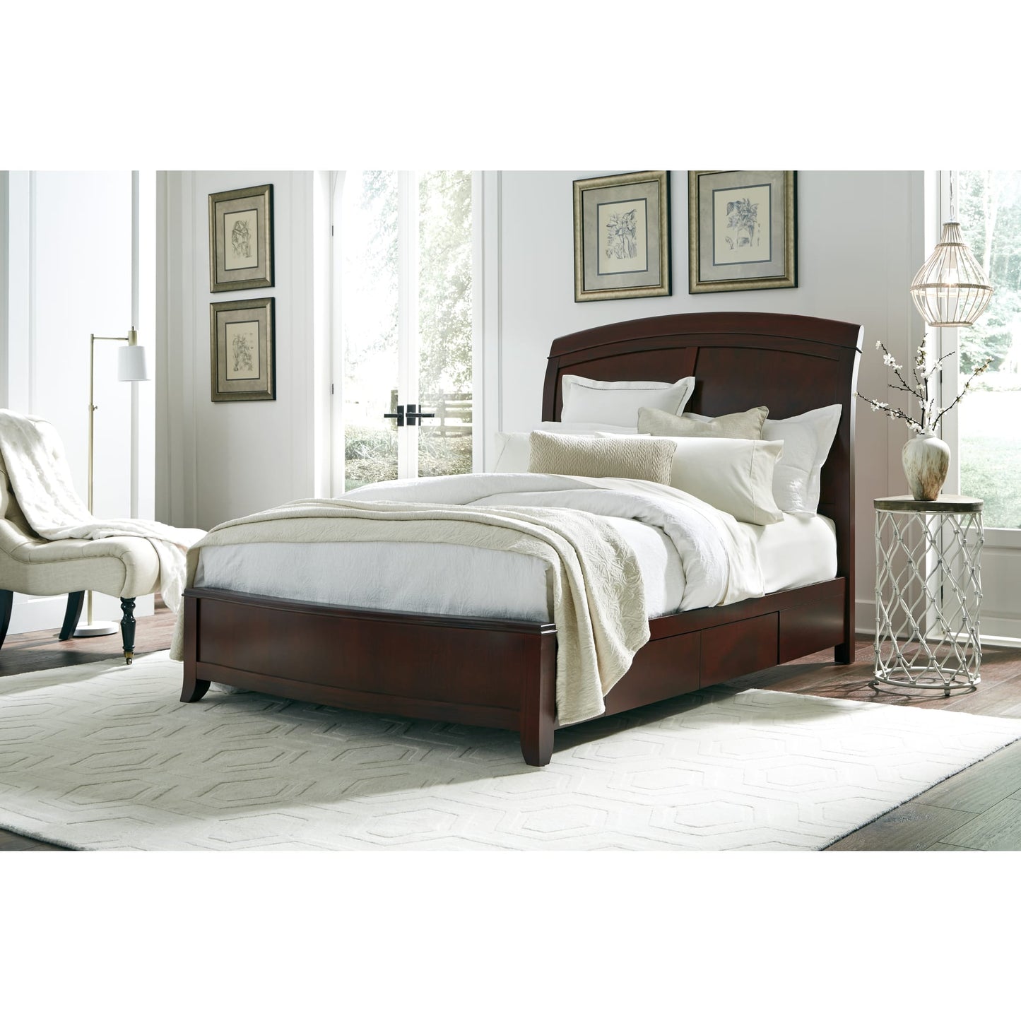 Modus Brighton Wood Storage Bed in CinnamonMain Image