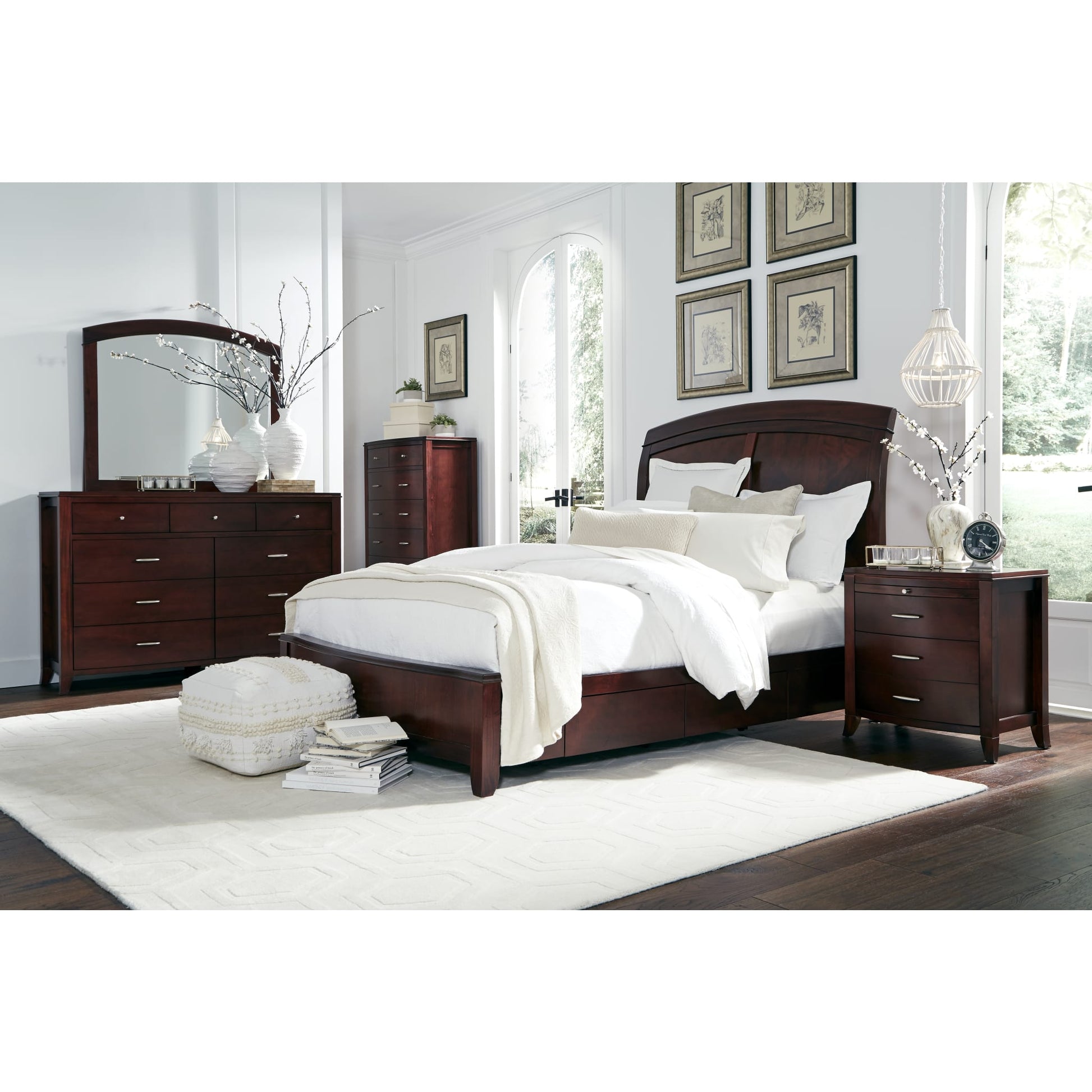 Modus Brighton Wood Storage Bed in CinnamonImage 1