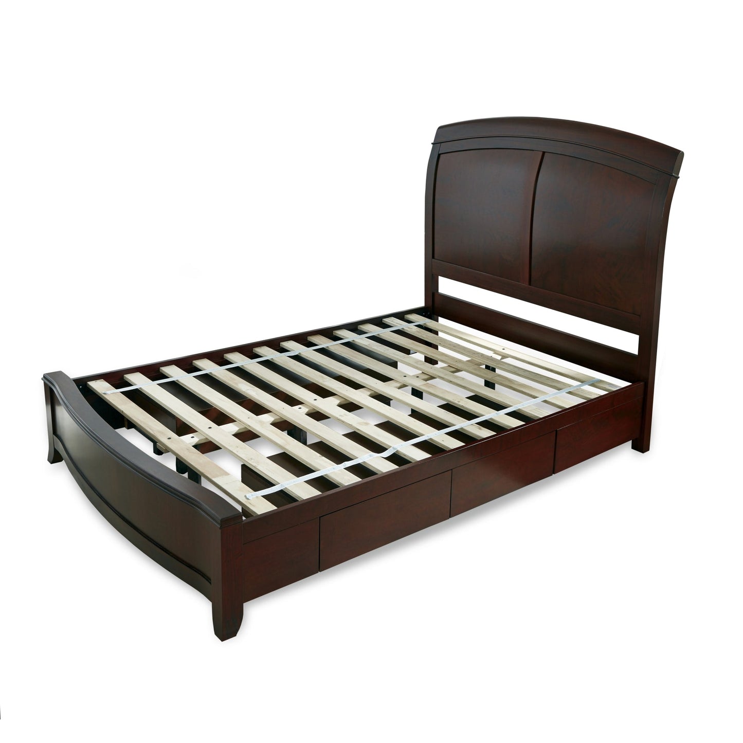 Modus Brighton Wood Storage Bed in CinnamonImage 6