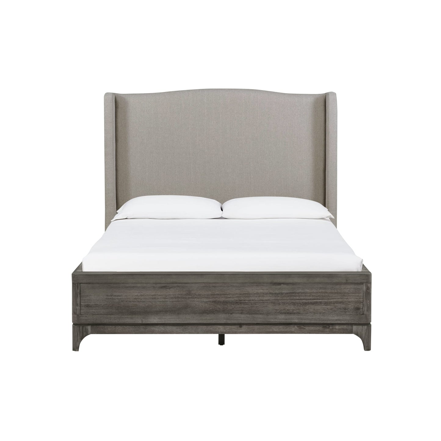 Modus Cicero Upholstered Wingback Bed in Slate GreyImage 4