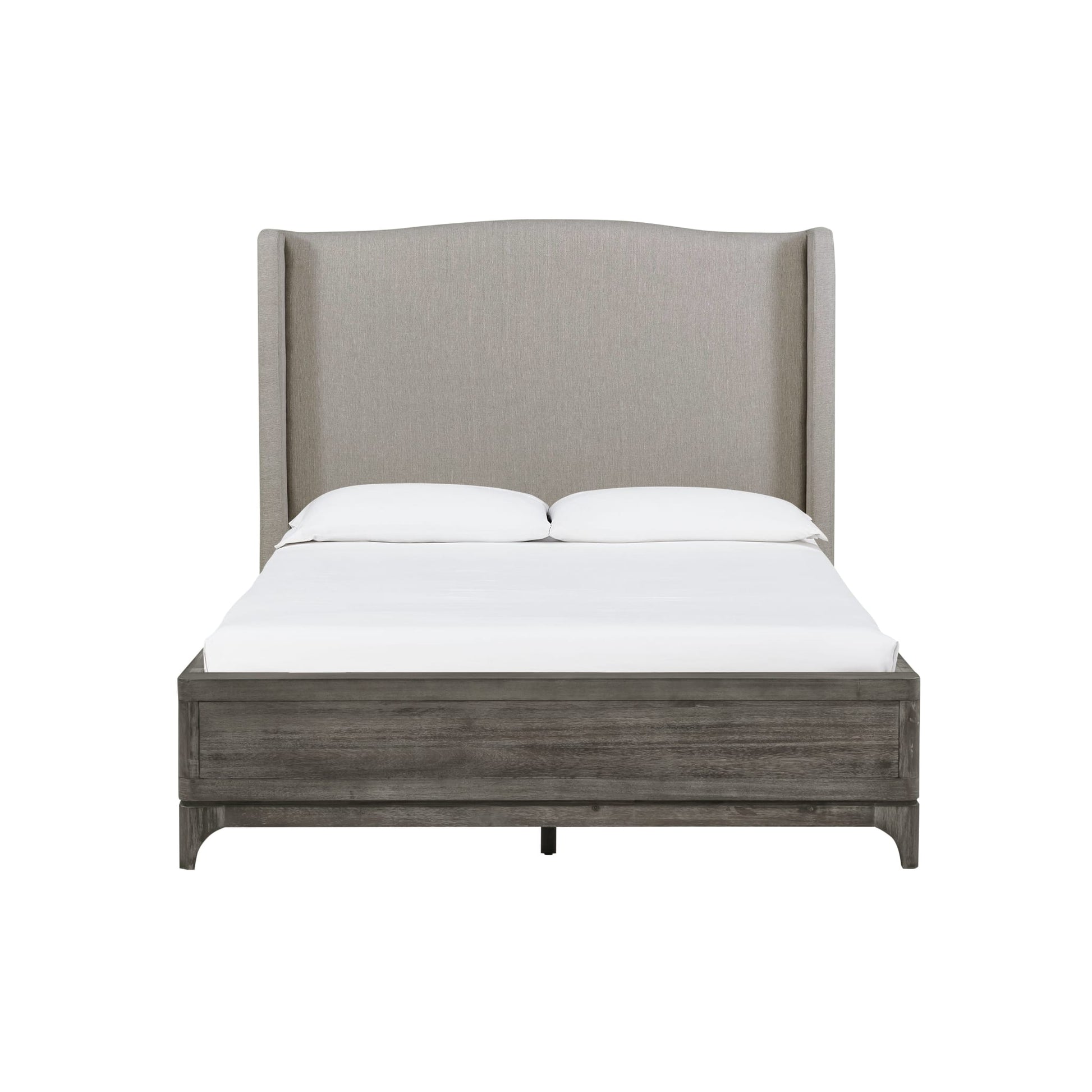 Modus Cicero Upholstered Wingback Bed in Slate GreyImage 4