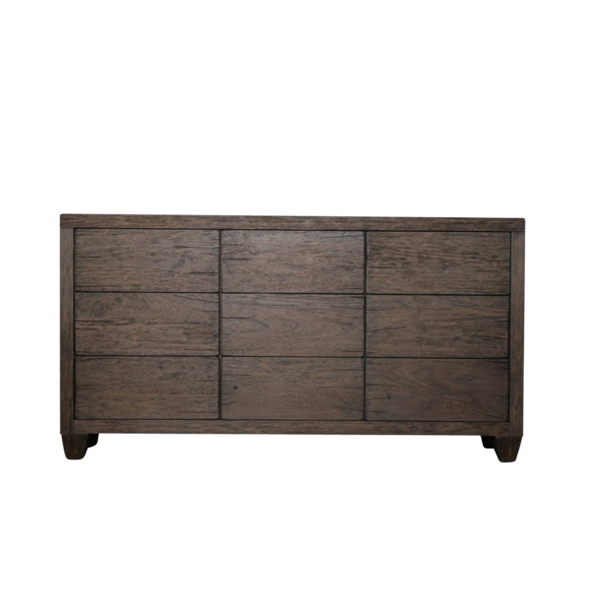 Modus Corinth Nine Drawer Solid Wood Dresser in River Wash Main Image