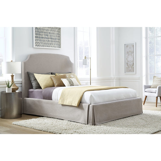 Modus Laurel UpholsteredSkirted Panel Bed in WheatMain Image