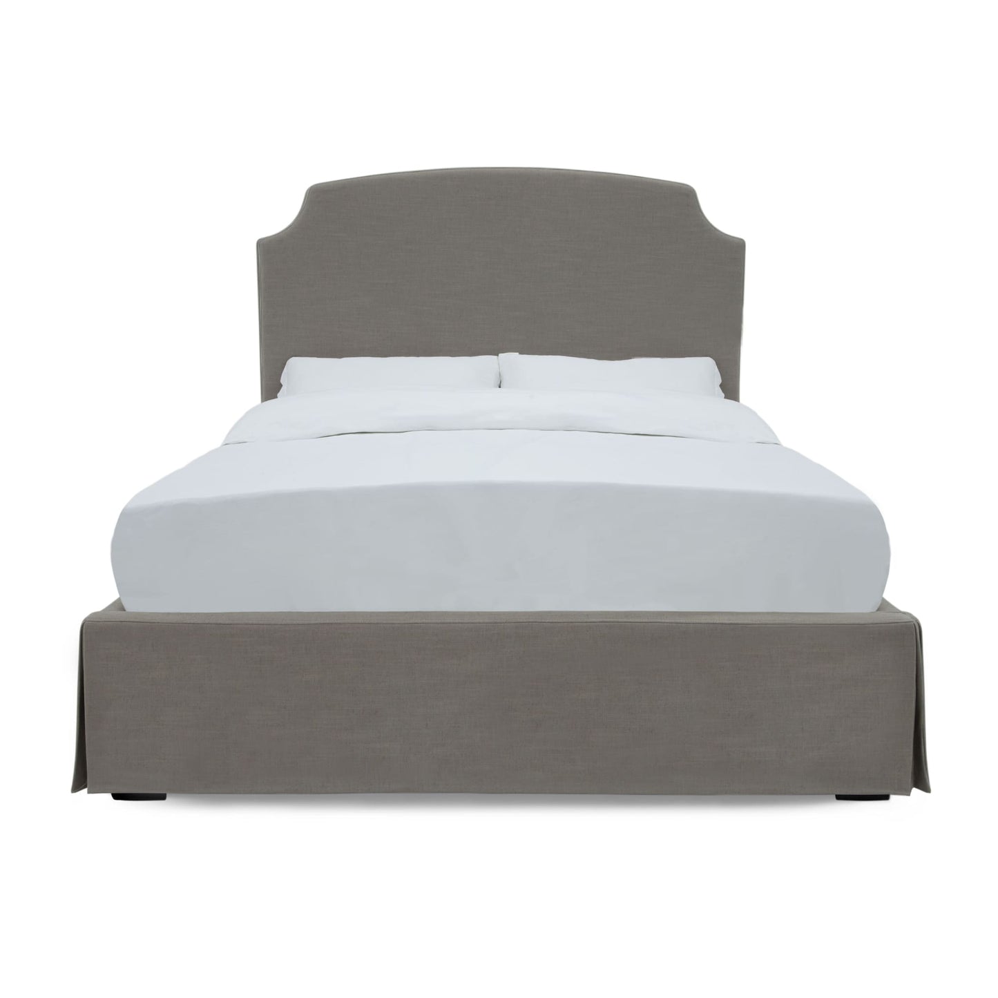 Modus Laurel UpholsteredSkirted Panel Bed in WheatImage 4