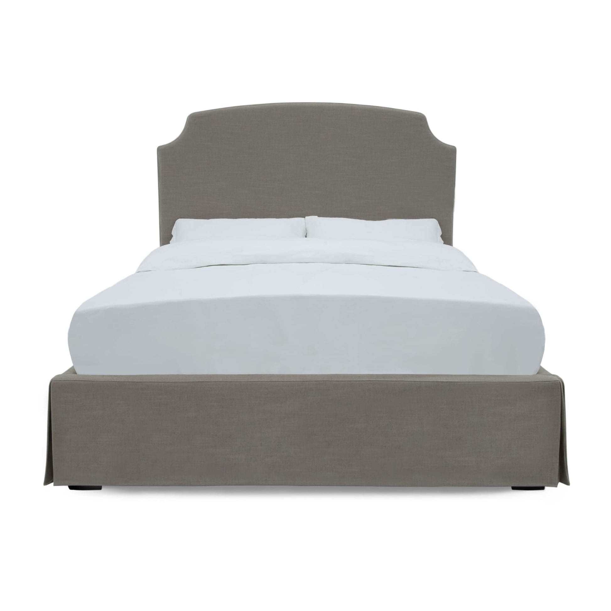 Modus Laurel UpholsteredSkirted Storage Panel Bed in WheatImage 4
