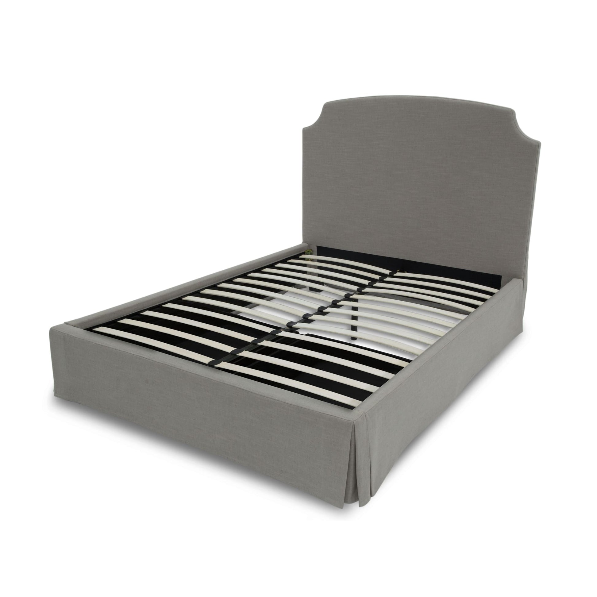 Modus Laurel UpholsteredSkirted Storage Panel Bed in WheatImage 6