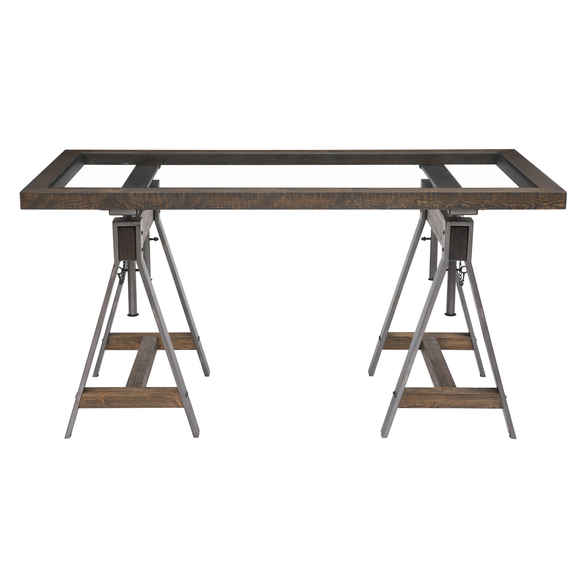 Modus Medici Adjustable Desk in Charcoal BrownImage 4