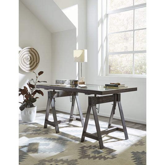 Modus Medici Adjustable Desk in Charcoal BrownMain Image