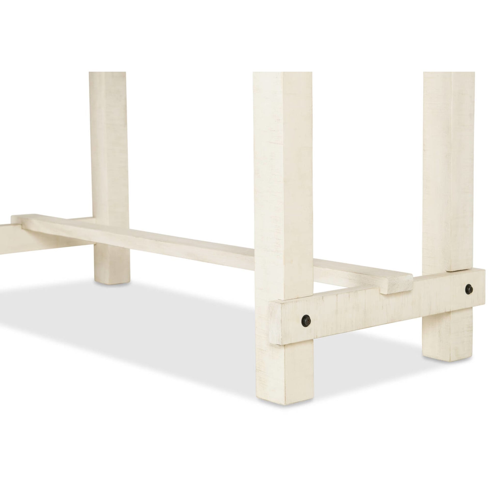 Modus Rutherford Rectangular Wooden Counter Table in Drift and Antique WhiteImage 2