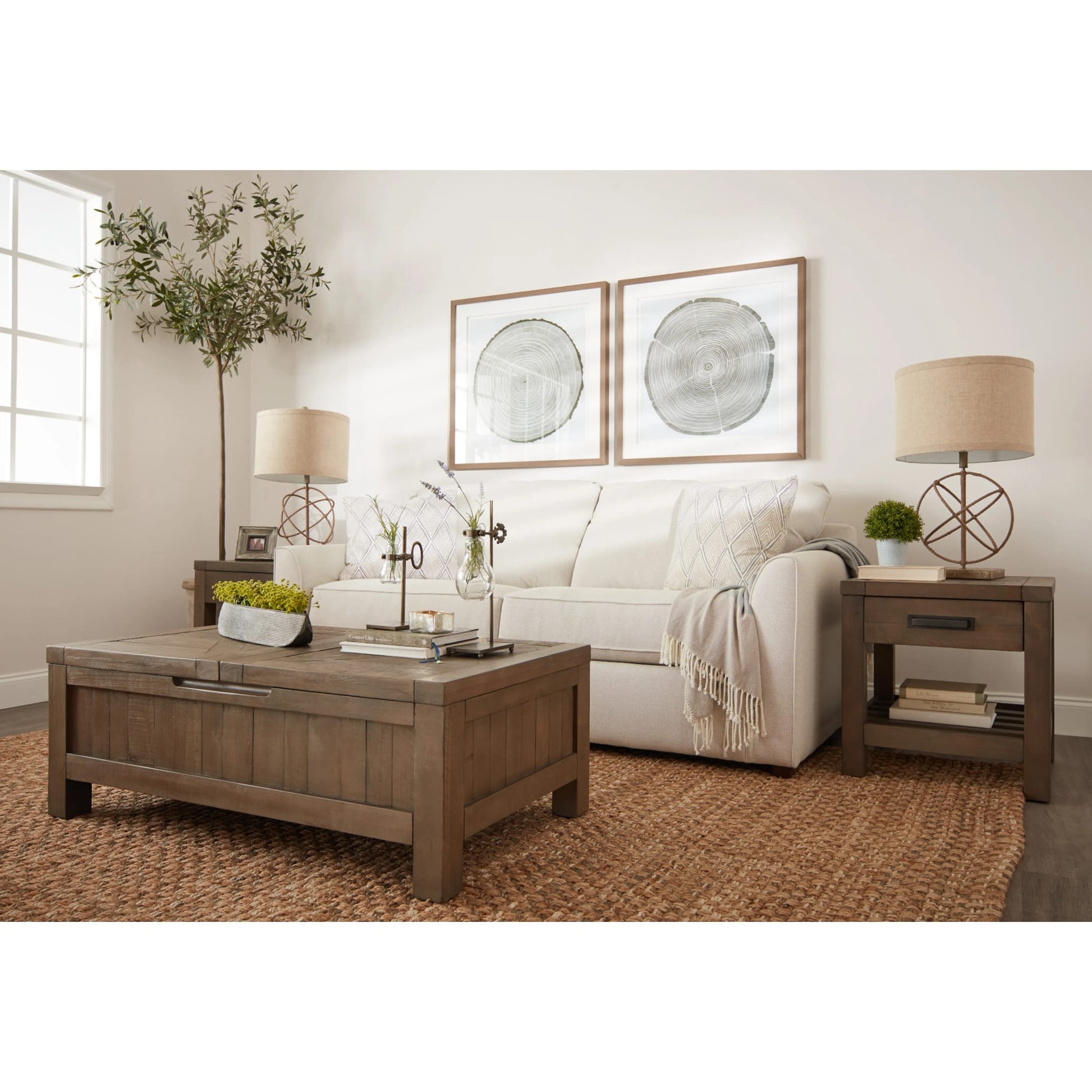 Modus Taryn Coffee Table in Rustic GreyImage 1