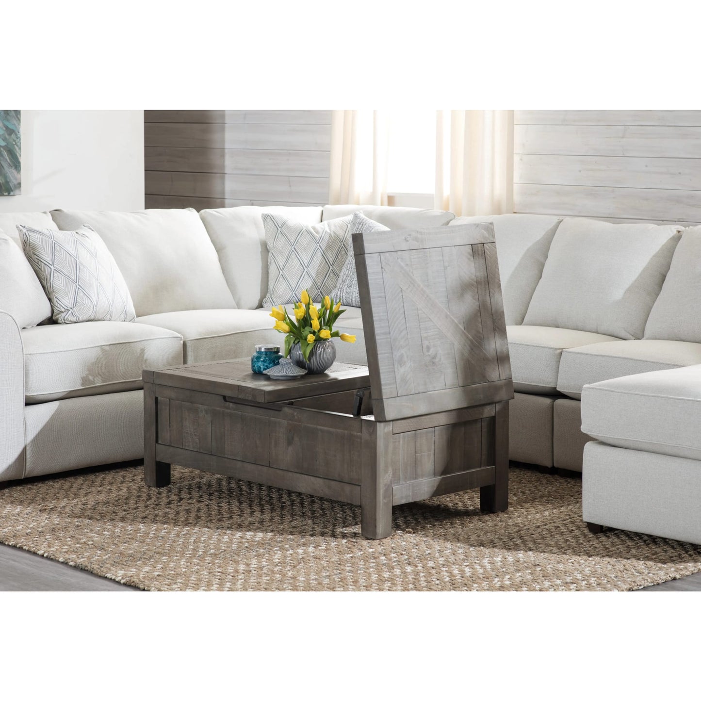 Modus Taryn Coffee Table in Rustic GreyMain Image