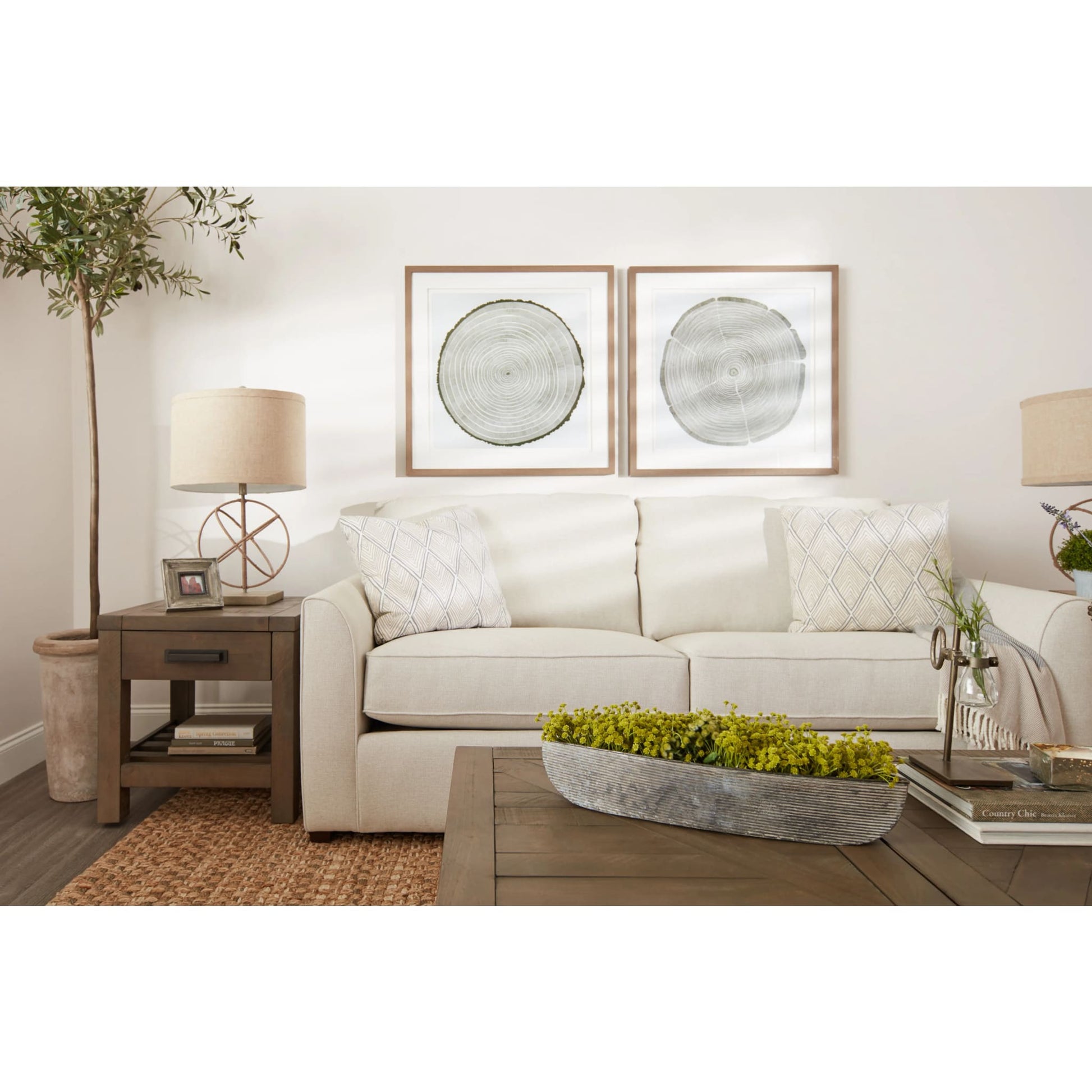 Modus Taryn One-Drawer End Table in Rustic GreyImage 1