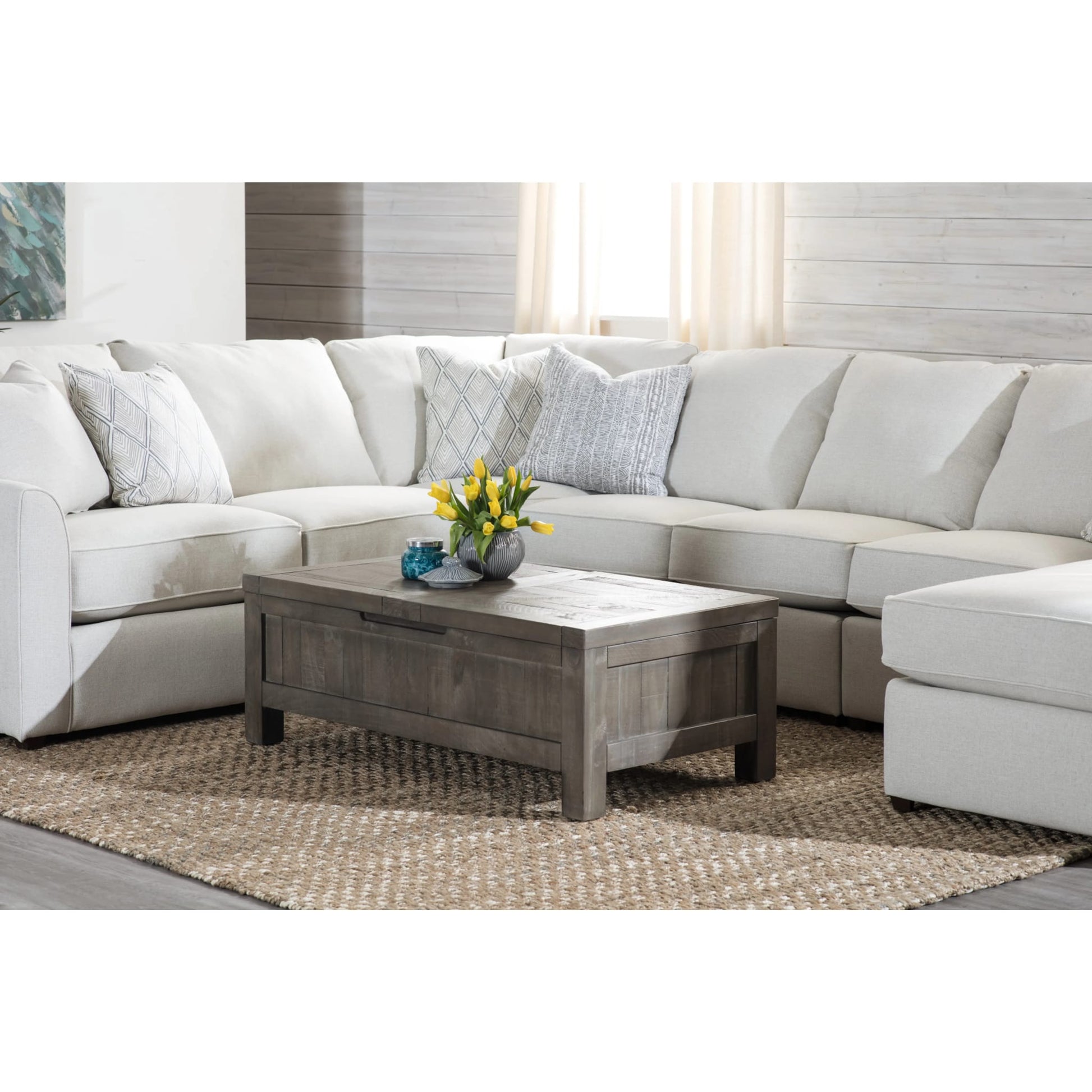 Modus Taryn One-Drawer End Table in Rustic GreyImage 4