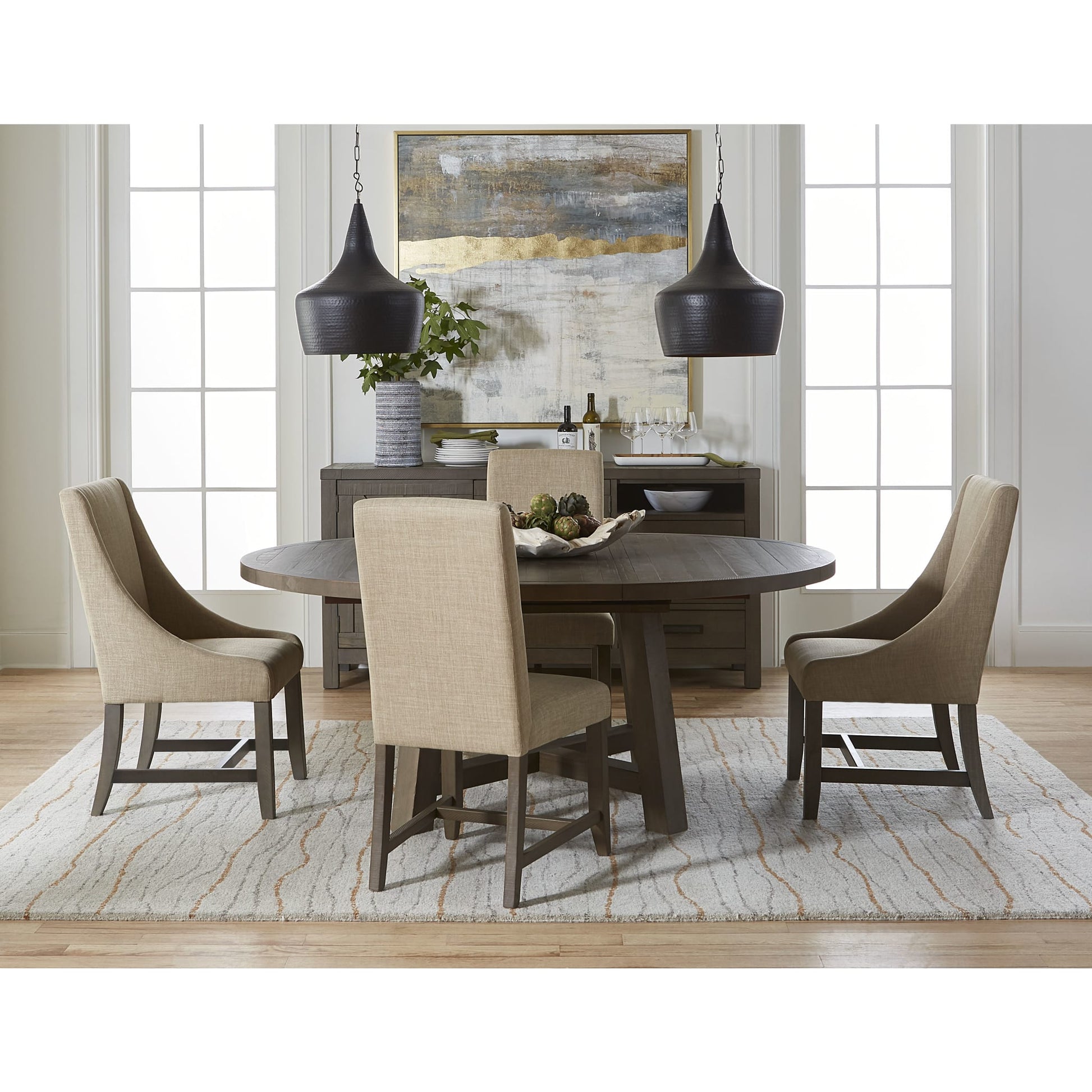 Modus Taryn Three-Drawer Sideboard in Rustic GreyImage 5