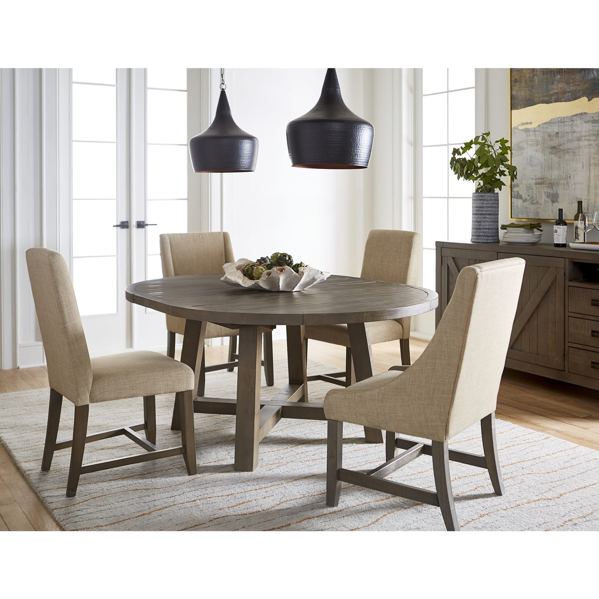 Modus Taryn Three-Drawer Sideboard in Rustic GreyImage 6