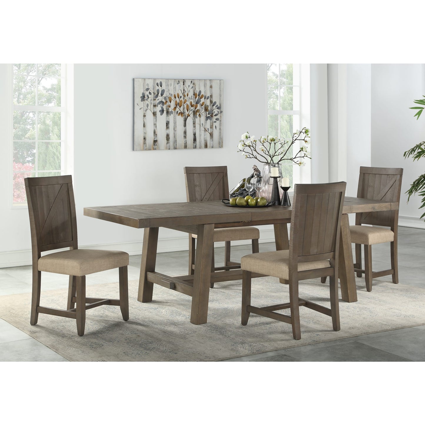Modus Taryn Wood Chair in Rustic GreyImage 3