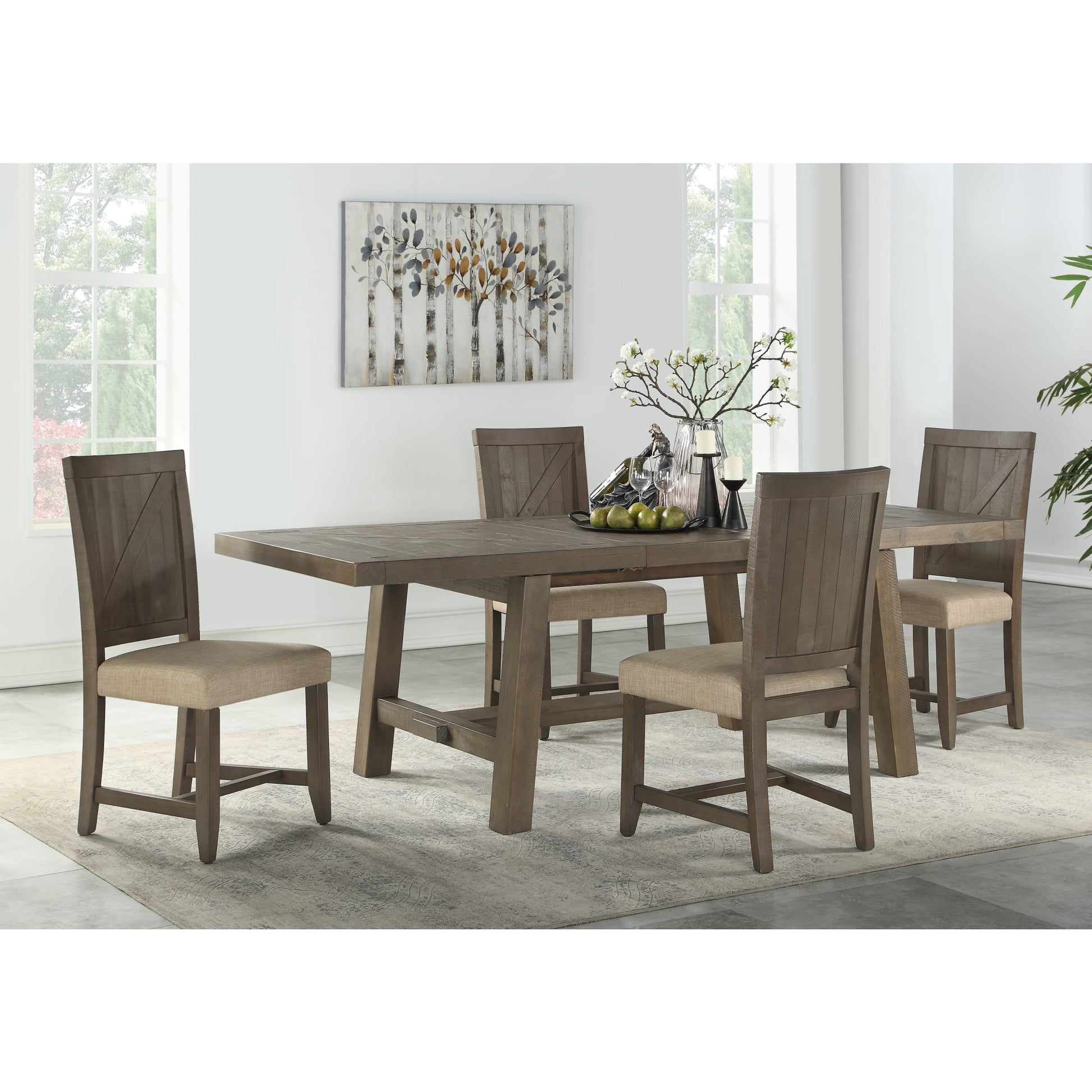 Modus Taryn Wood Chair in Rustic GreyImage 3