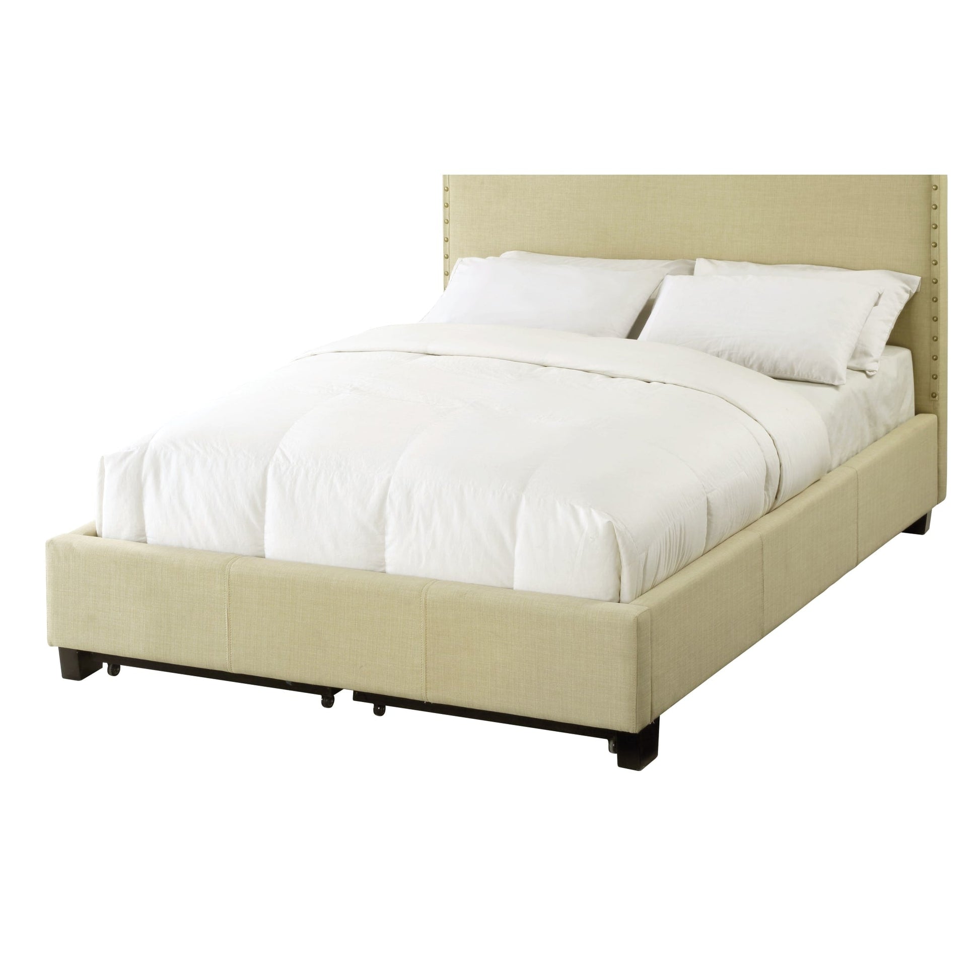 Modus Tavel Nailhead Footboard Storage Bed in TumbleweedImage 4
