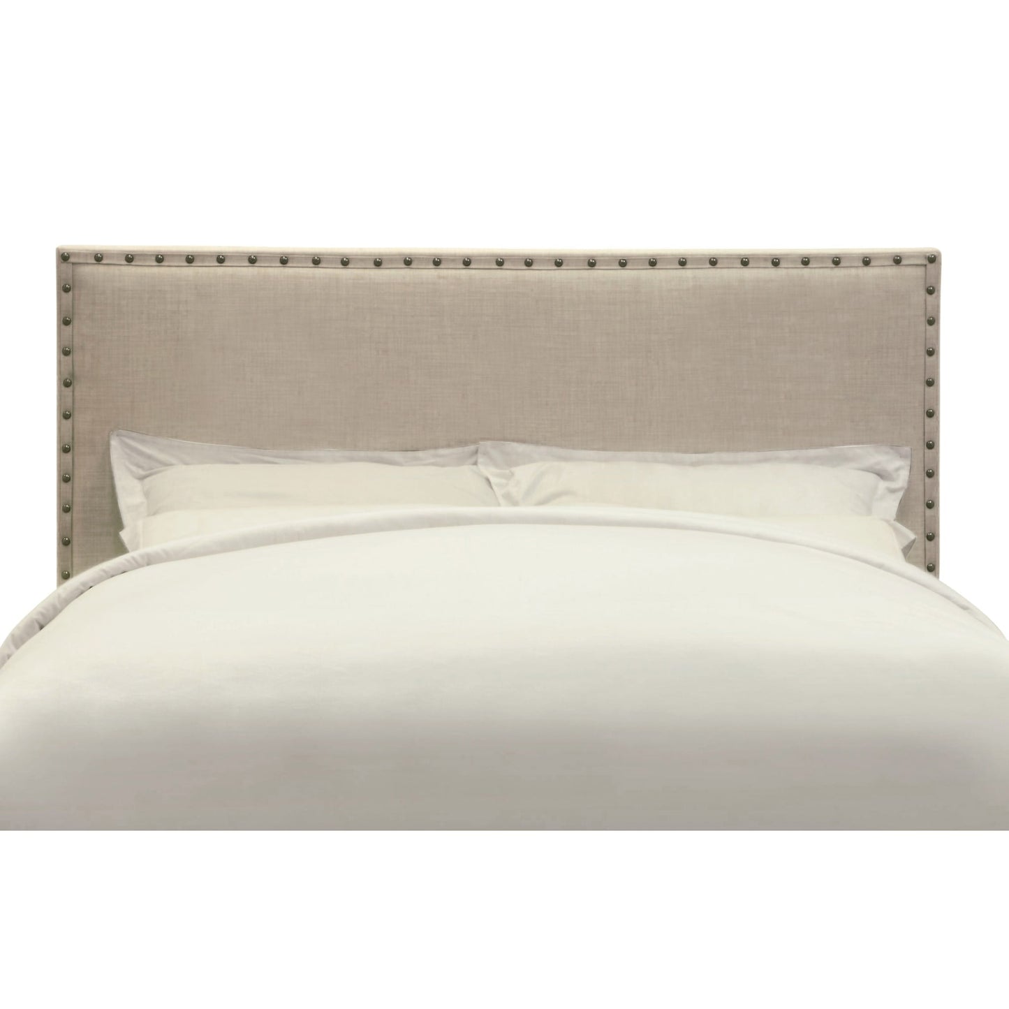 Modus Tavel Nailhead Upholstered Headboard in Toast LinenImage 3