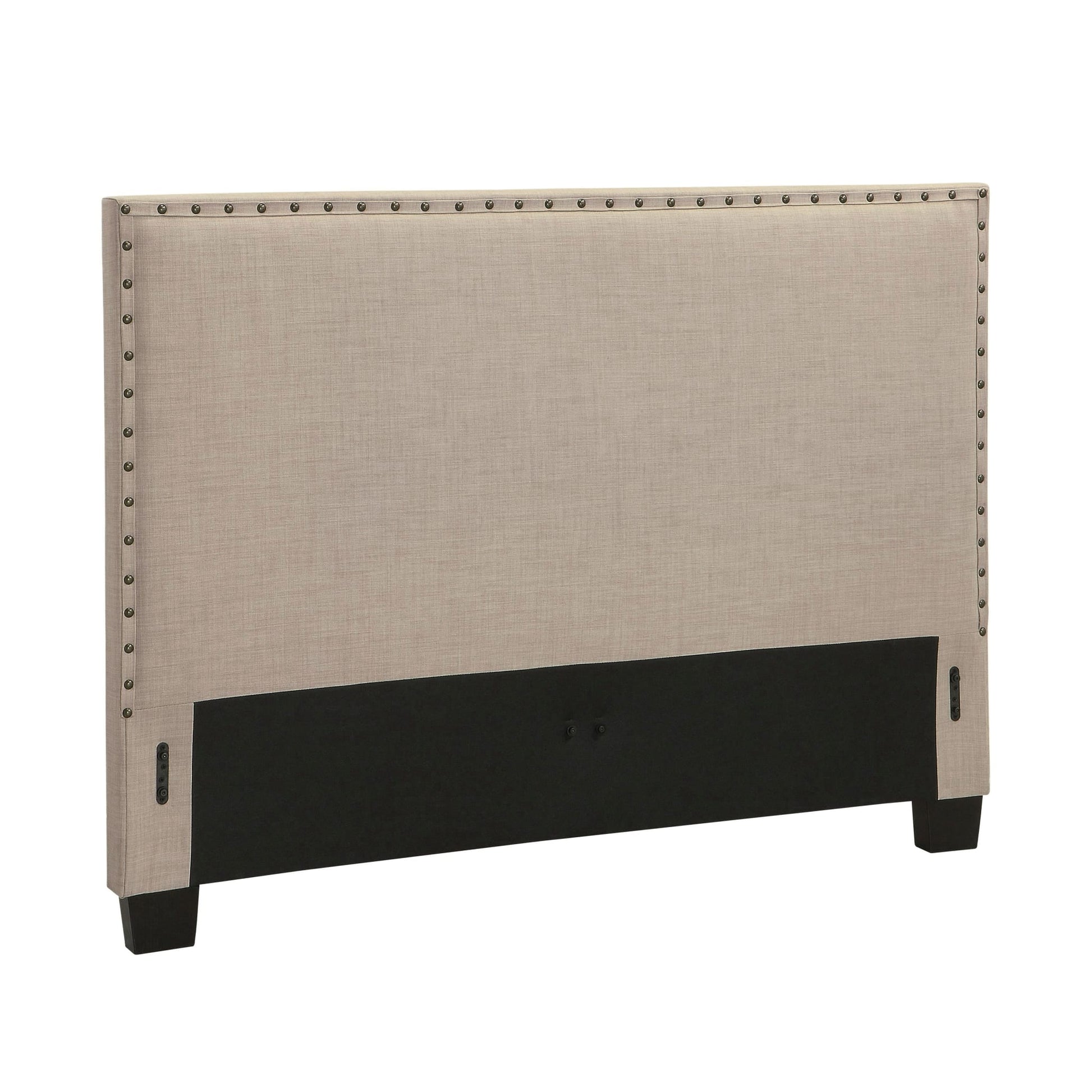 Modus Tavel Nailhead Upholstered Headboard in Toast LinenImage 5