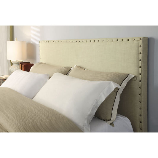 Modus Tavel Nailhead Upholstered Headboard in TumbleweedMain Image