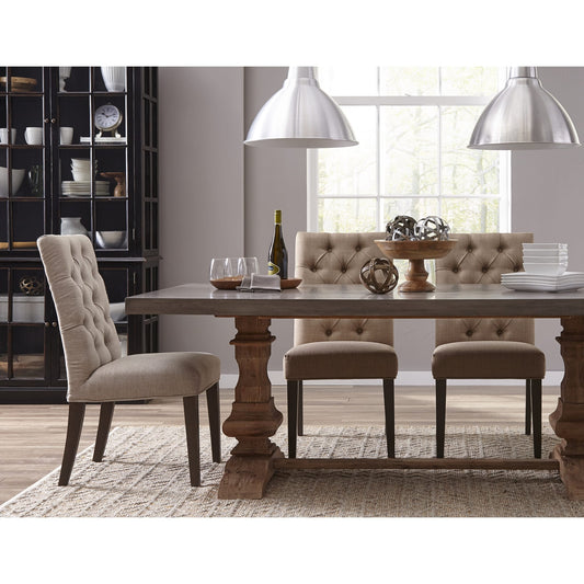 Modus Thurston Concrete and Solid Wood Rectangular Dining TableMain Image