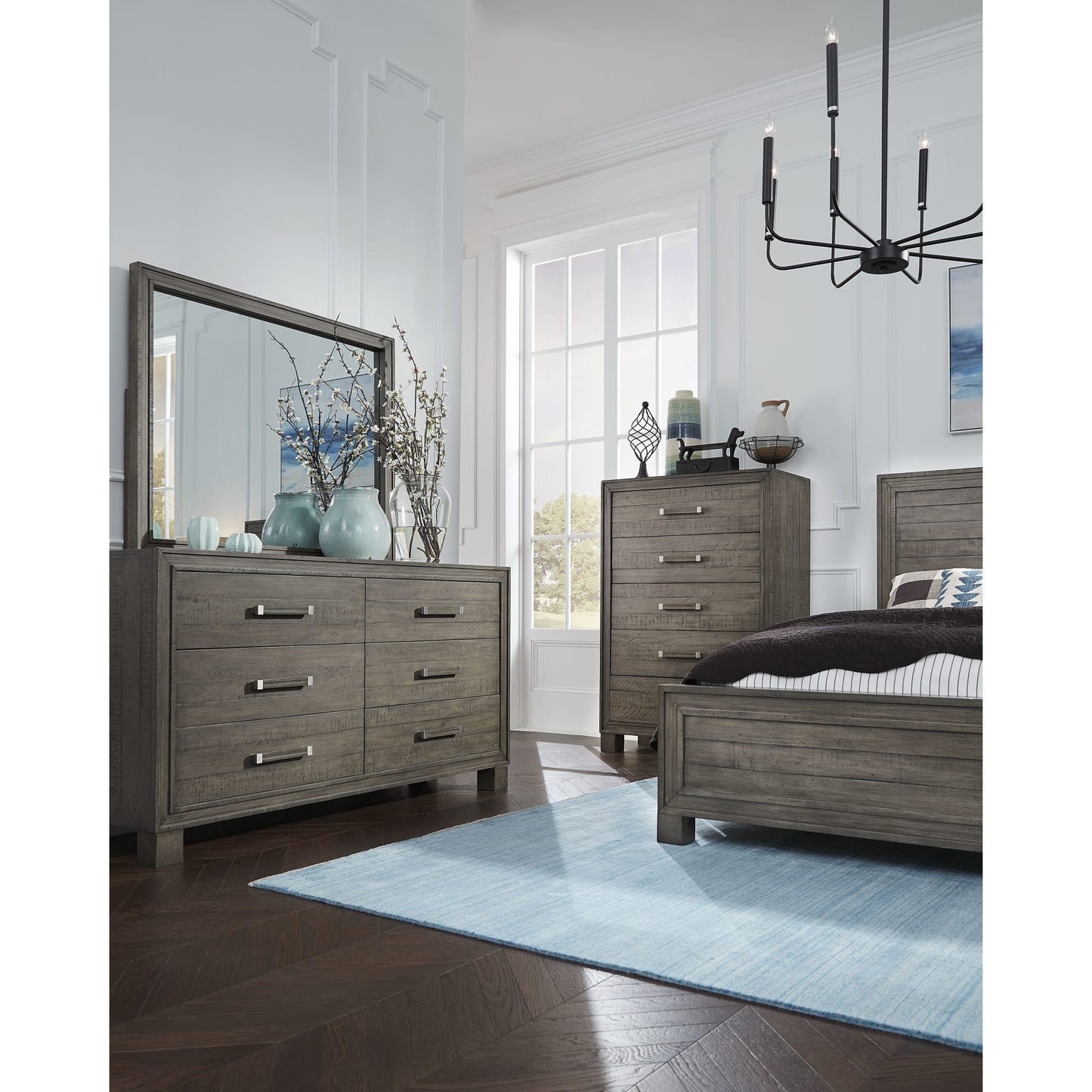 Modus William Solid Wood Panel Bed in Dusty DawnImage 2