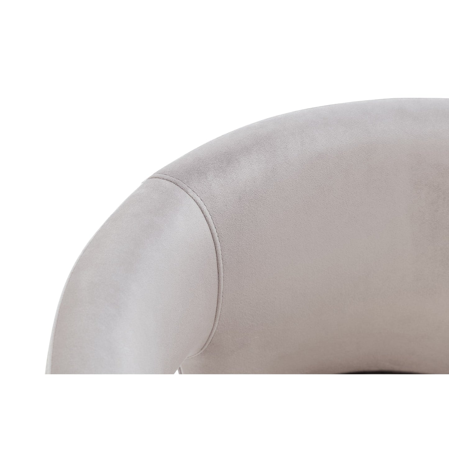 Modus Winston Fully Upholstered Arm Chair in Ash Grey Velvet Image 4