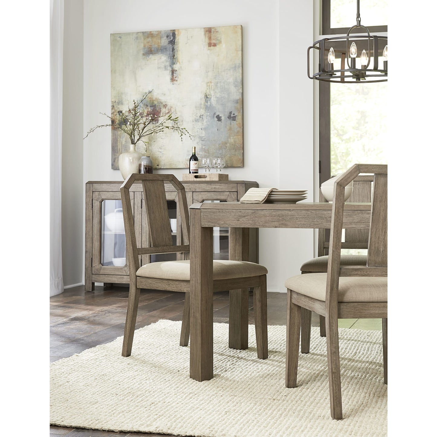 Modus Acadia Upholstered Side Chair in Toffee/ToastImage 2