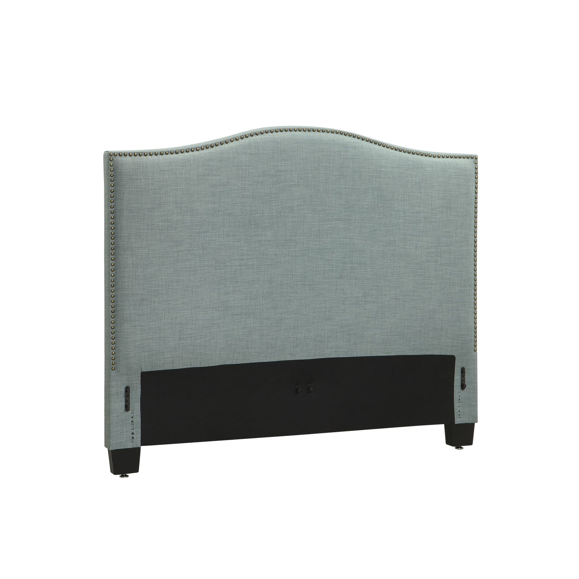 Modus Ariana Camelback Upholstered Headboard in Bluebird LinenImage 3