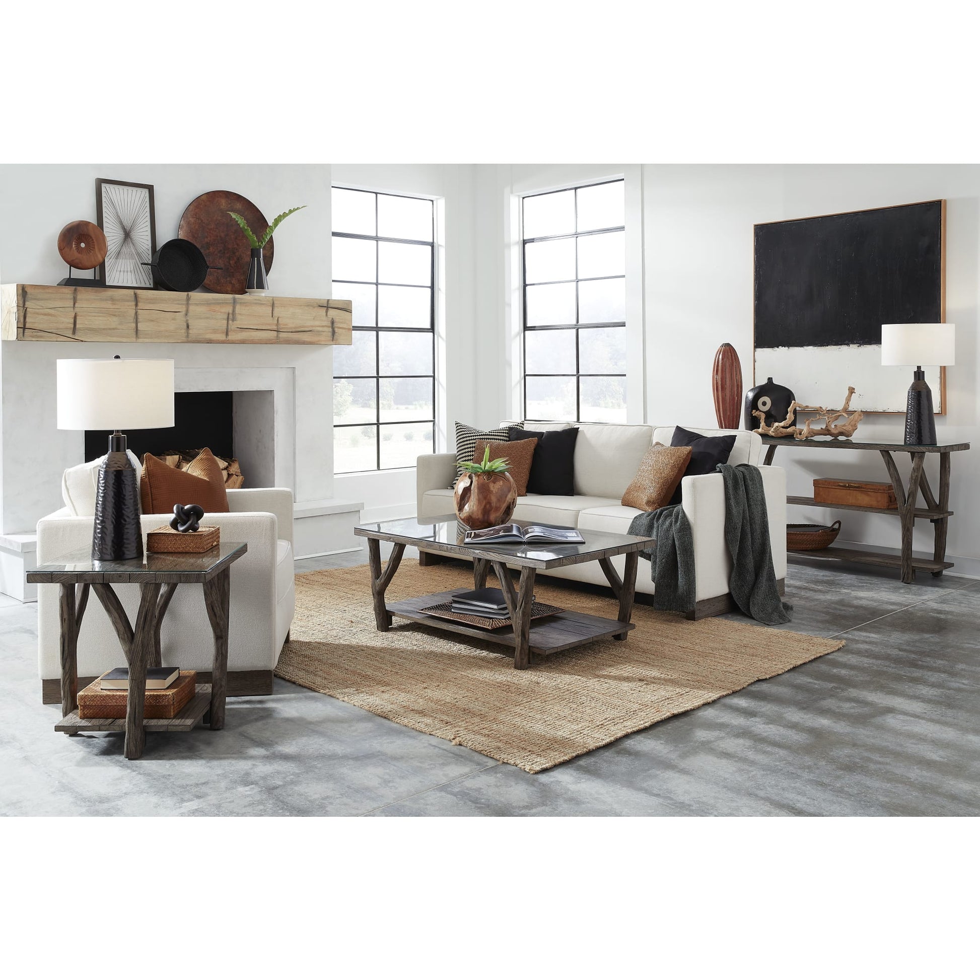 Modus Bridger Console Table in ChaletImage 1