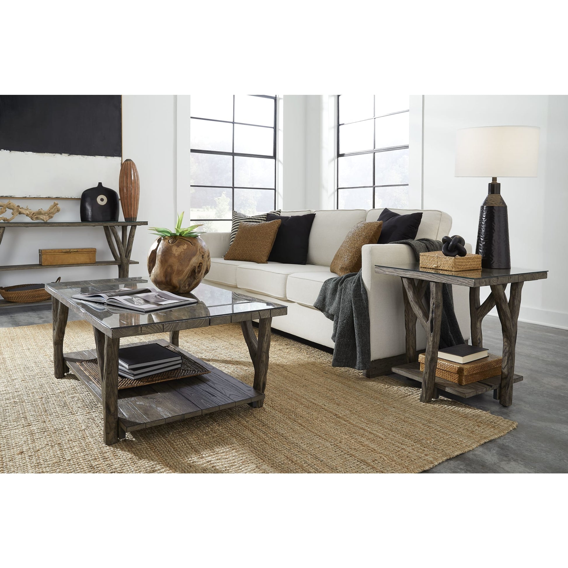 Modus Bridger Console Table in ChaletImage 2