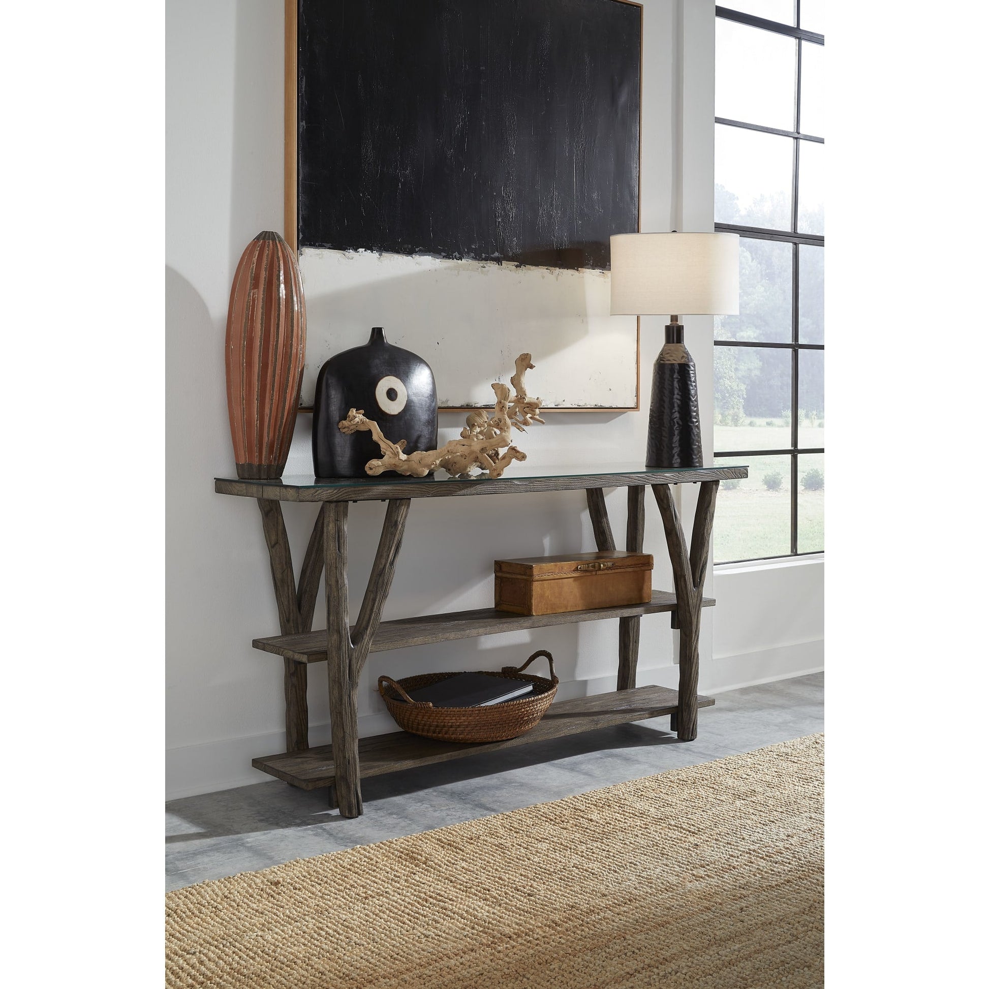 Modus Bridger Console Table in ChaletMain Image