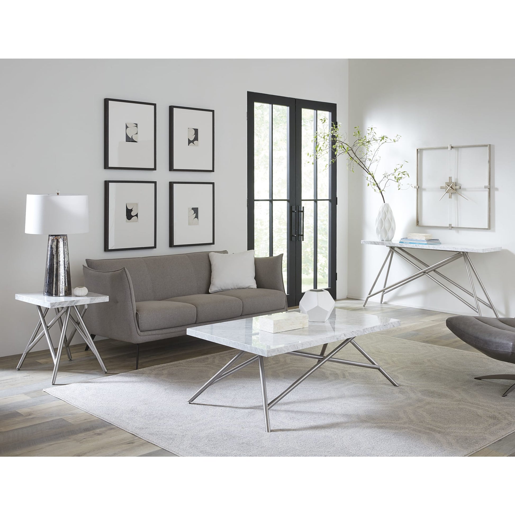 Modus Coral Coffee Table in MarbleImage 1