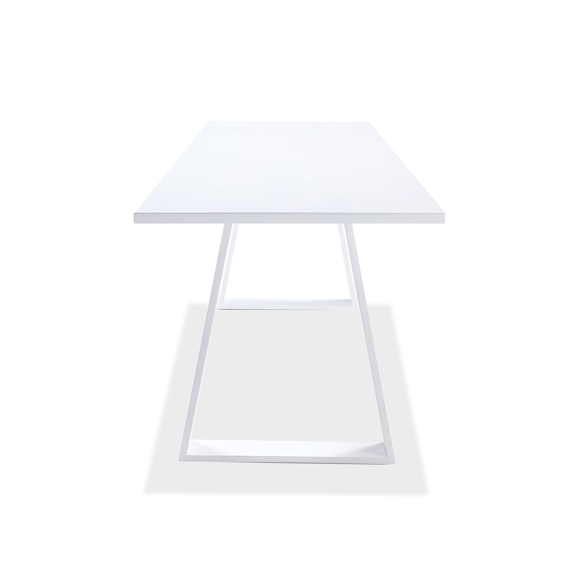Modus Kauai Writing Desk in Glossy White LacquerImage 4