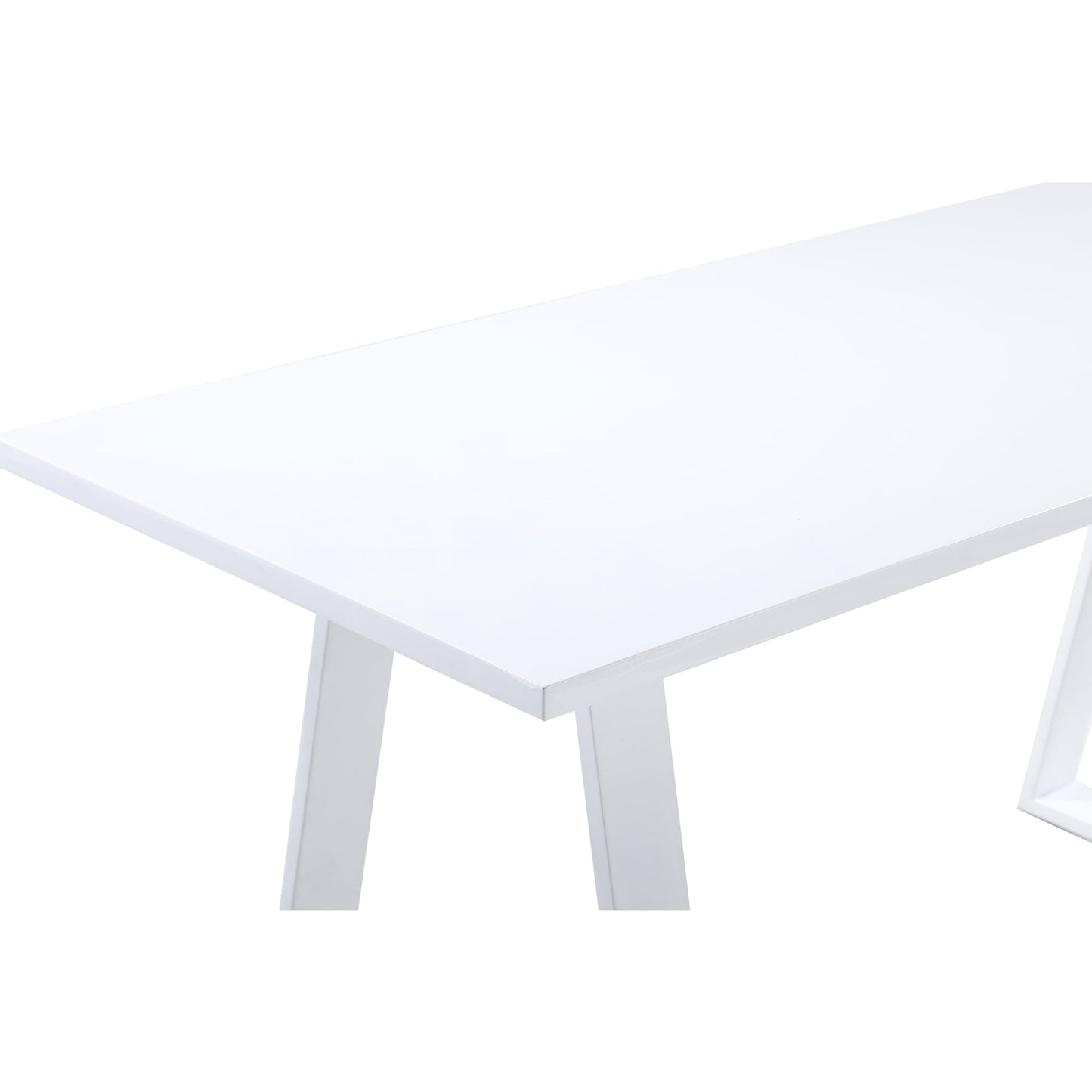 Modus Kauai Writing Desk in Glossy White LacquerImage 5