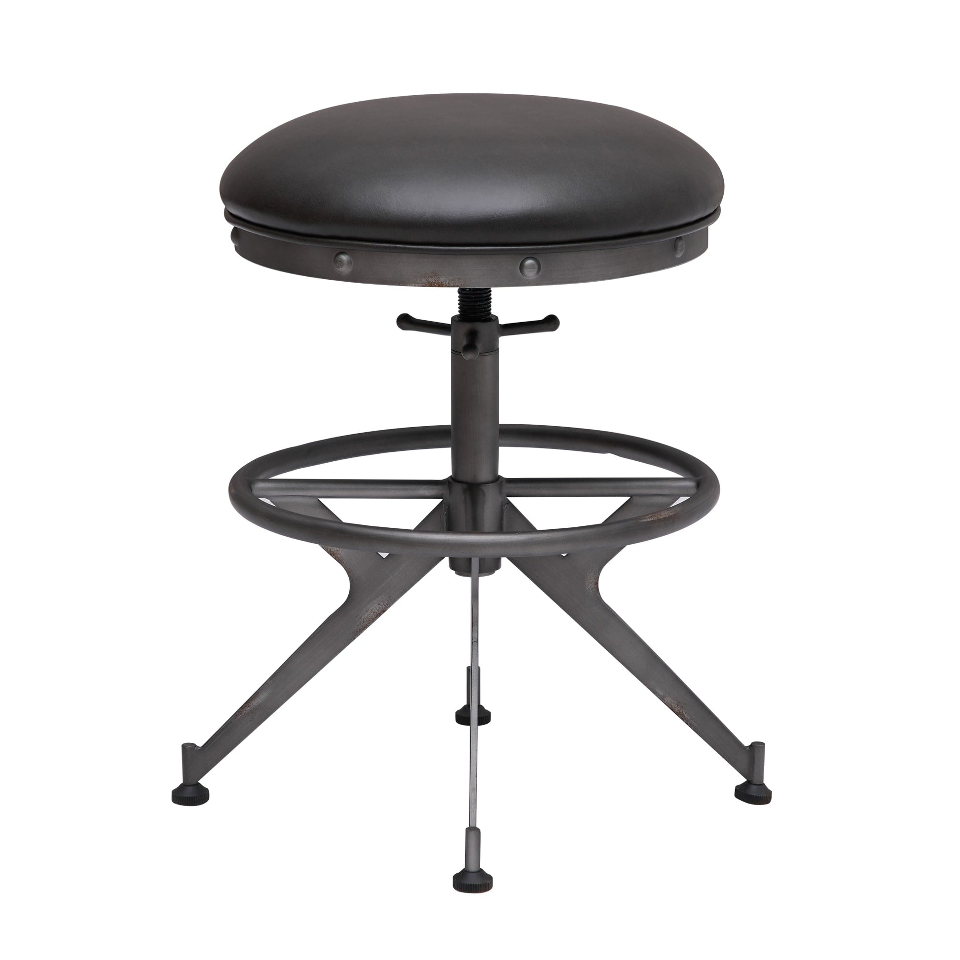 Modus Medici Desk Stool in Charcoal BrownImage 3