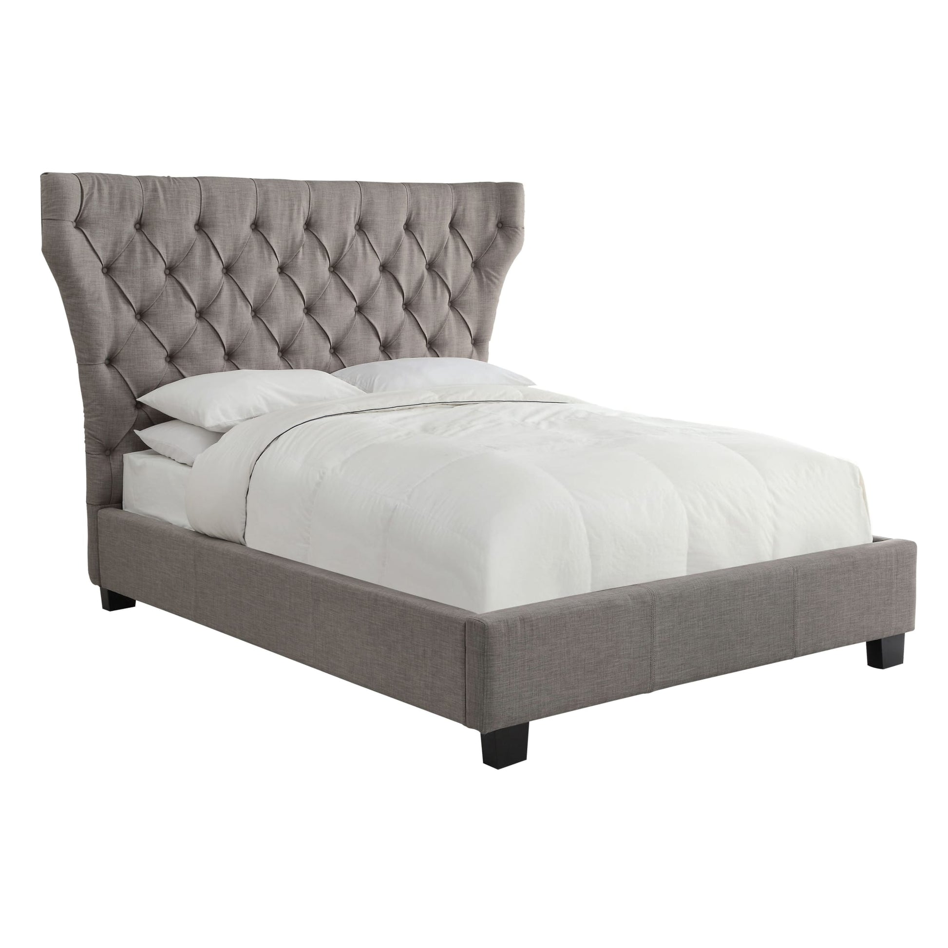 Modus Melina Upholstered Platform Bed in Dolphin LinenImage 5
