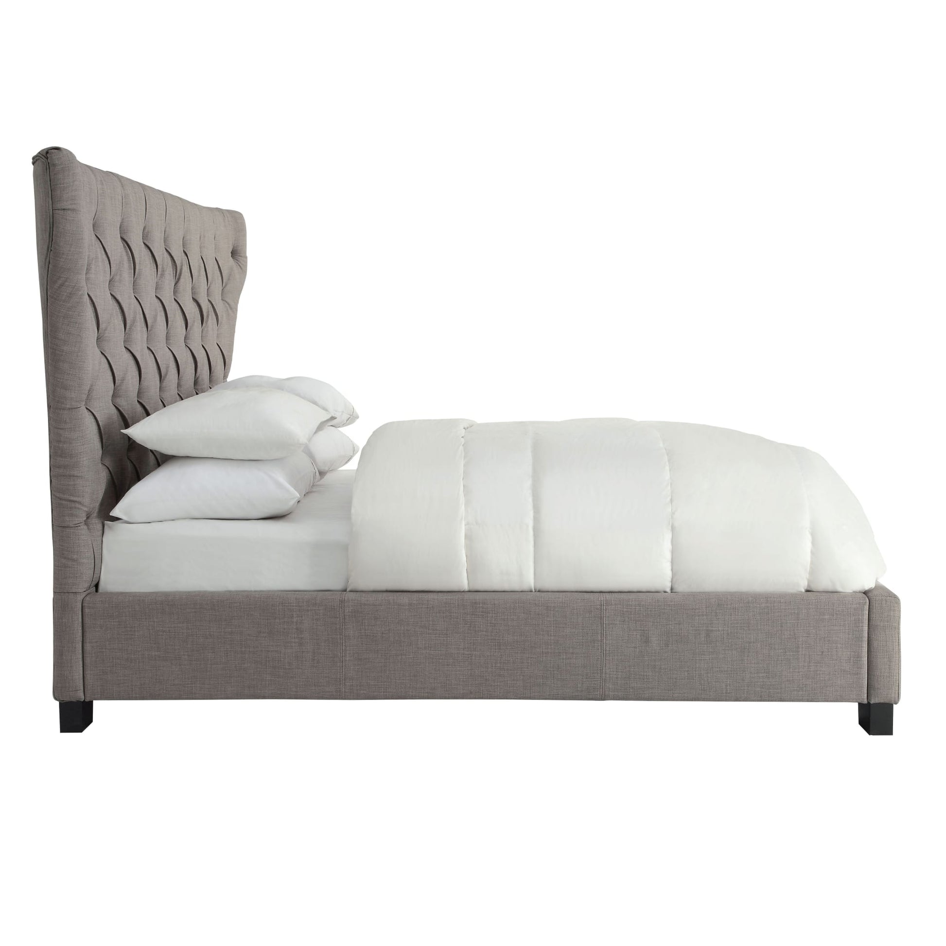 Modus Melina Upholstered Platform Bed in Dolphin LinenImage 6