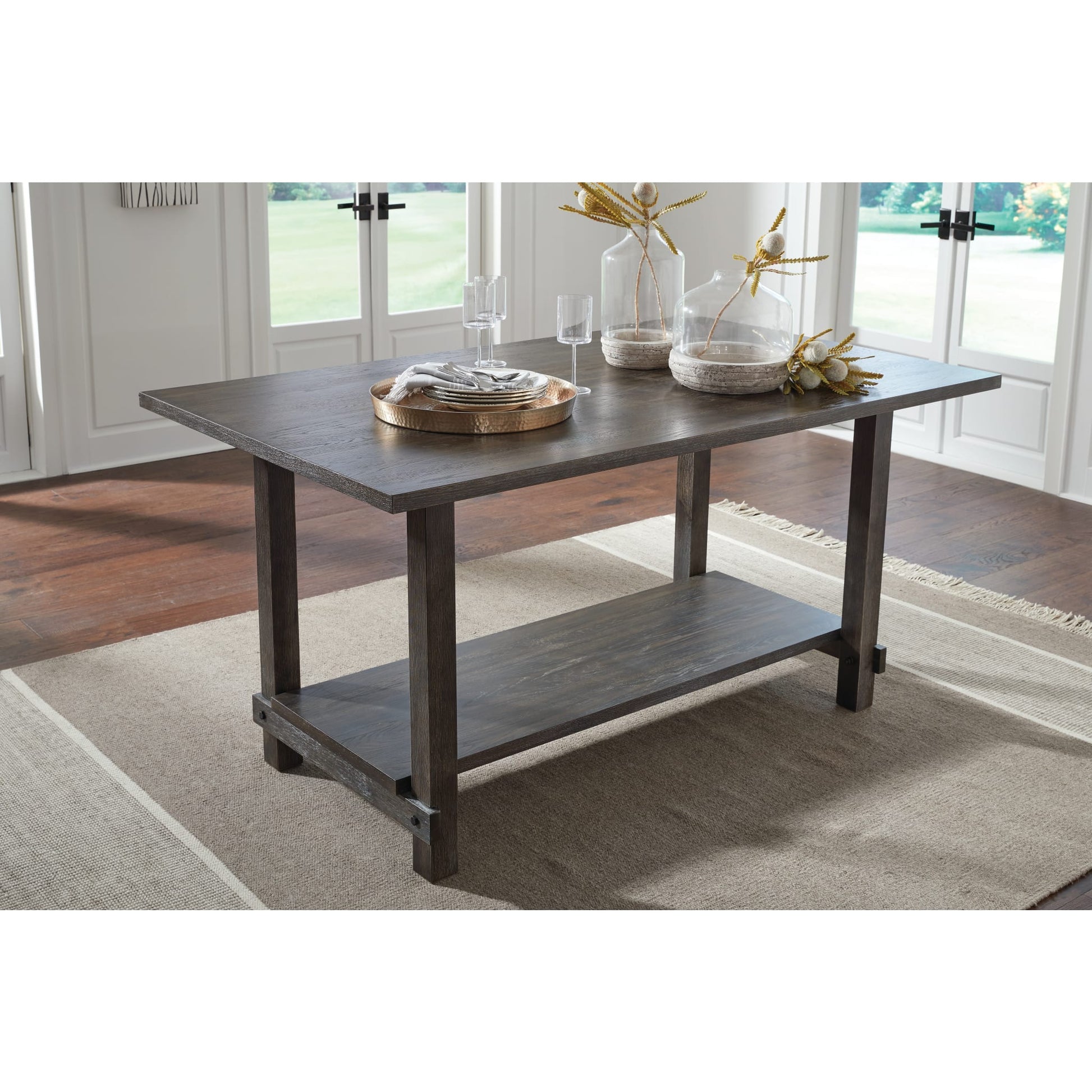 Modus Rousseau Counter-height Dining Table in Deep AlmondMain Image