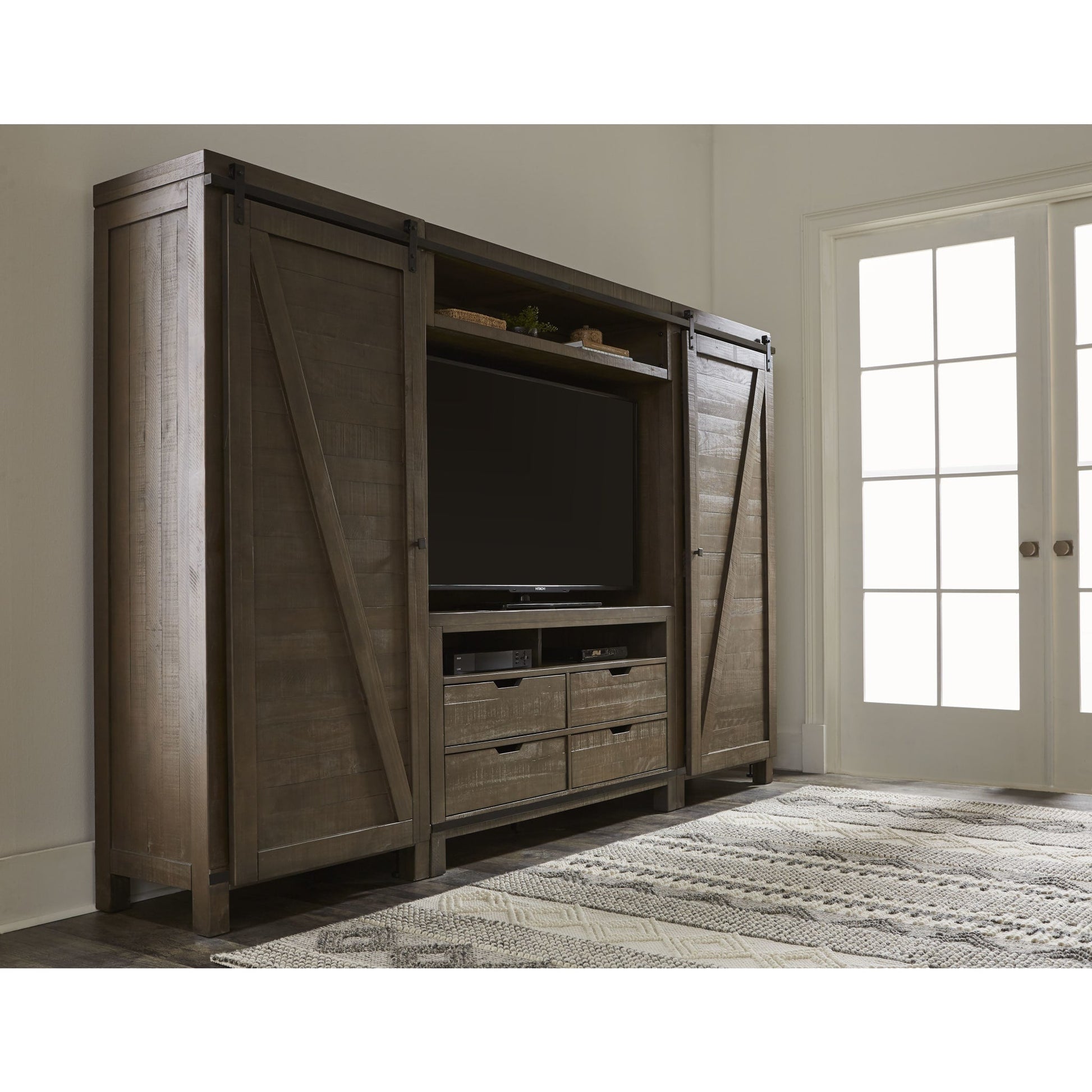 Modus Taryn Entertainment Doors (2) in Rustic GreyImage 1